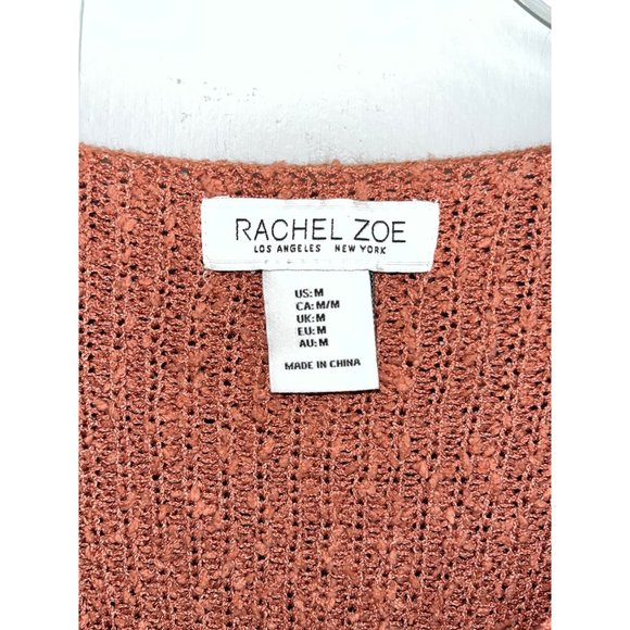 Rachel Zoe V Neck Blouse Sweater Pullover Women's Medium - Picture 6 of 7